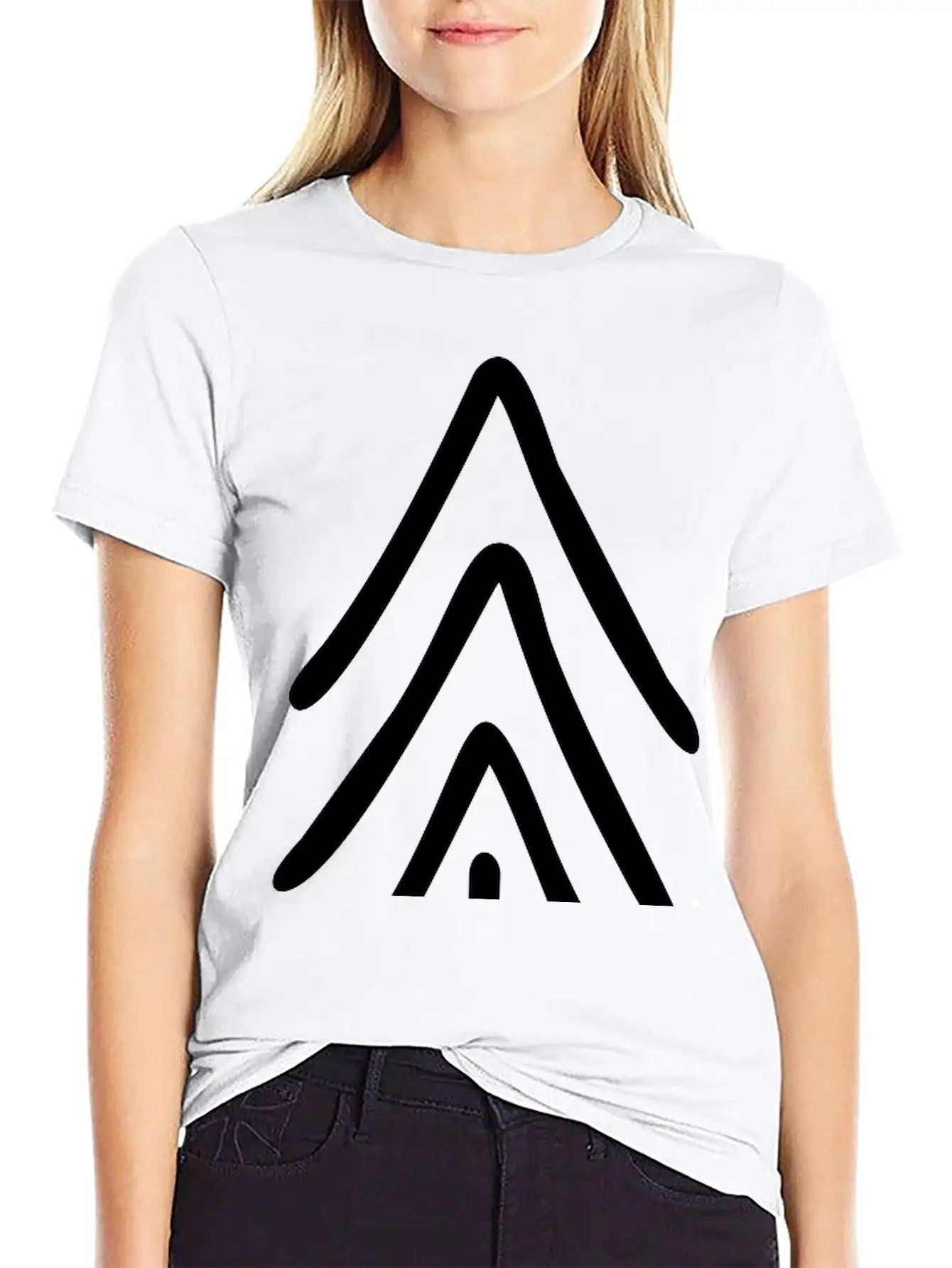 Fir Purist Minimal Drawing Nature Tree Classic Cotton Tee – Unisex Comfort For Any Season