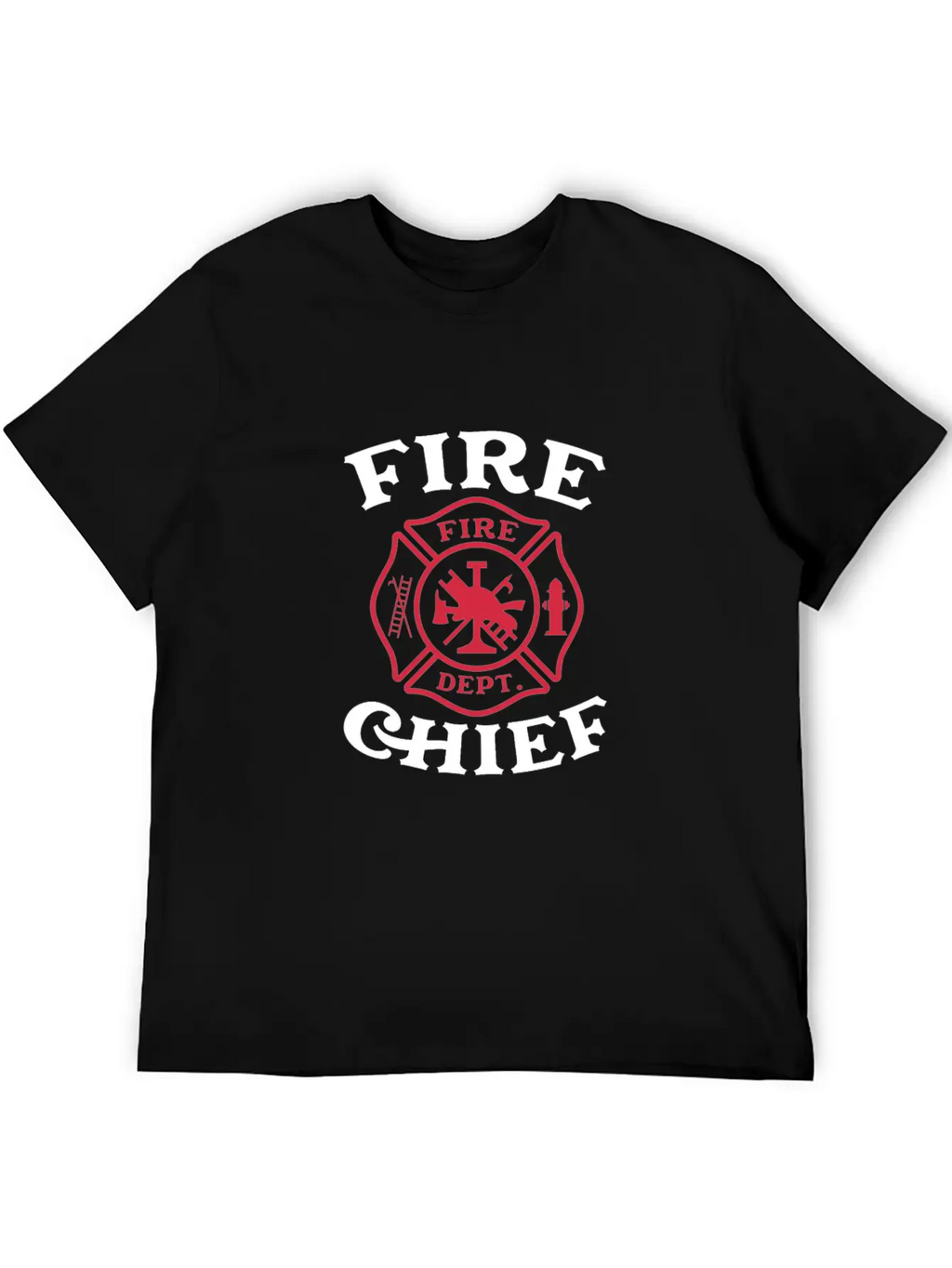 Fire Chief Fire Dept, Firefighter Unisex Casual T-Shirt – Clean Design For Daily Comfort
