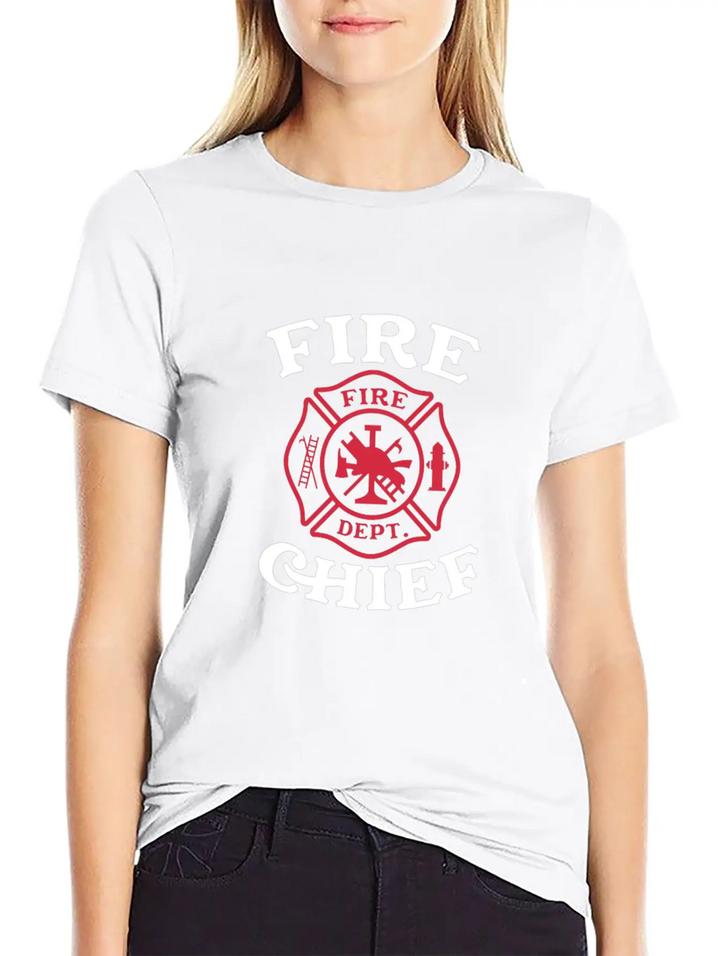Fire Chief Fire Dept, Firefighter Unisex Casual T-Shirt – Clean Design For Daily Comfort