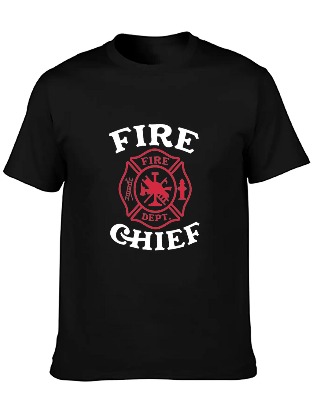 Fire Chief Fire Dept, Firefighter Unisex Casual T-Shirt – Clean Design For Daily Comfort