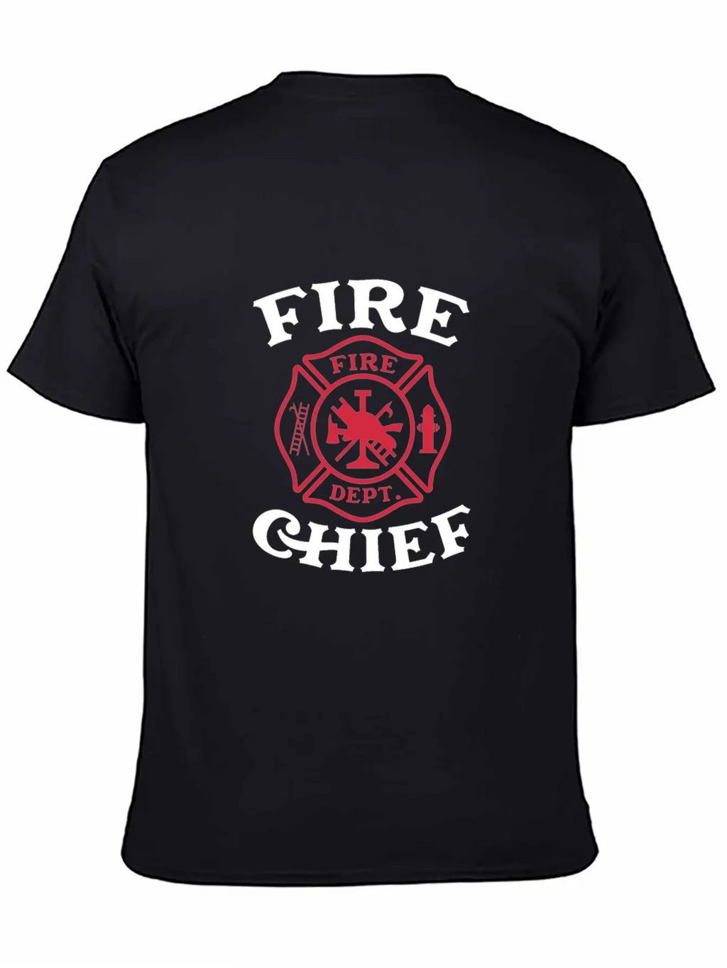 Fire Chief Fire Dept, Firefighter Unisex Casual T-Shirt – Clean Design For Daily Comfort