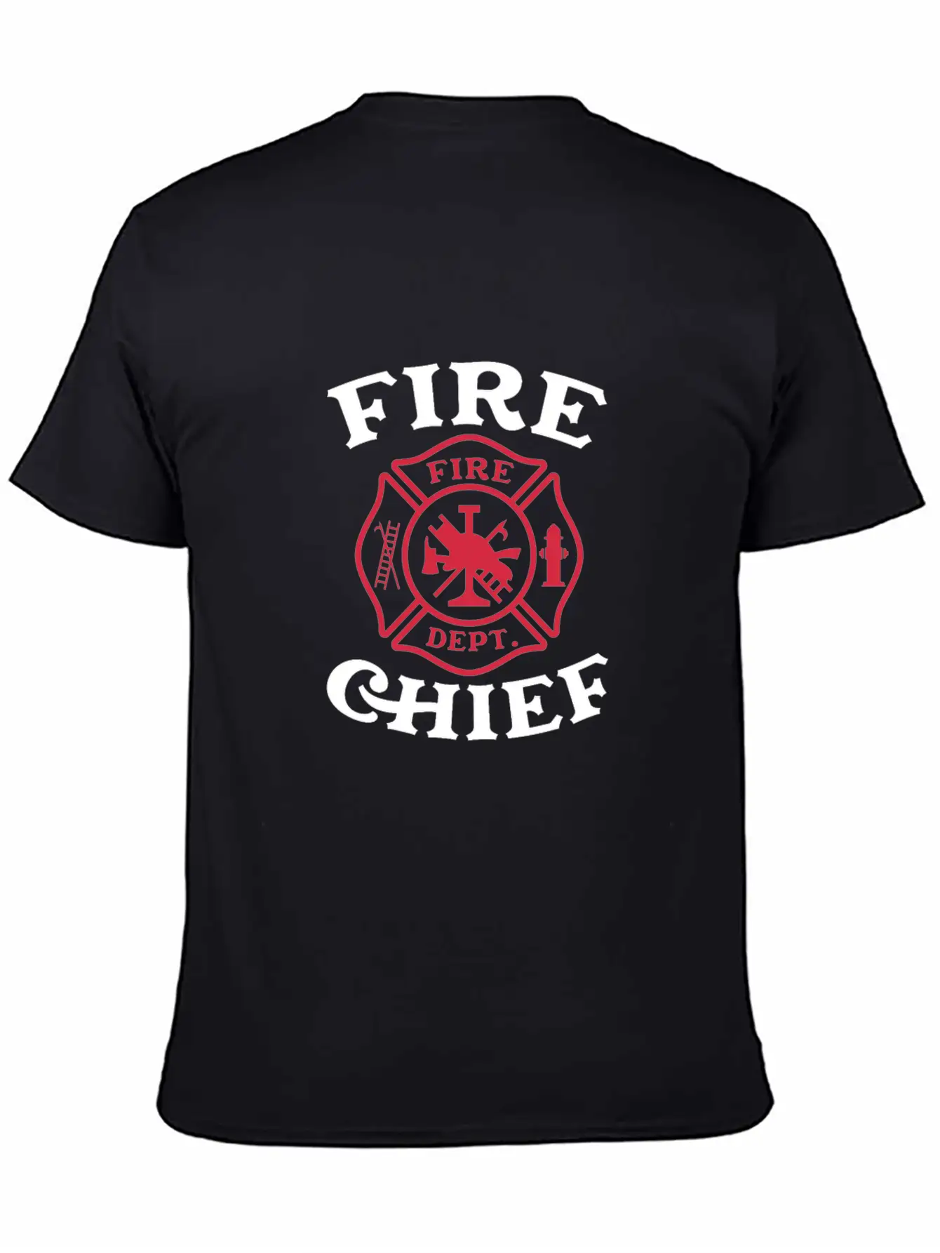 Fire Chief Fire Dept, Firefighter Unisex Casual T-Shirt – Clean Design For Daily Comfort