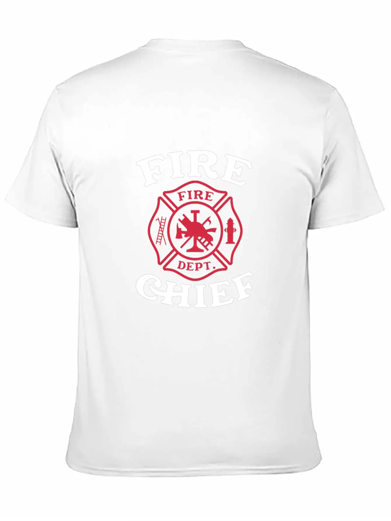 Fire Chief Fire Dept, Firefighter Unisex Casual T-Shirt – Clean Design For Daily Comfort