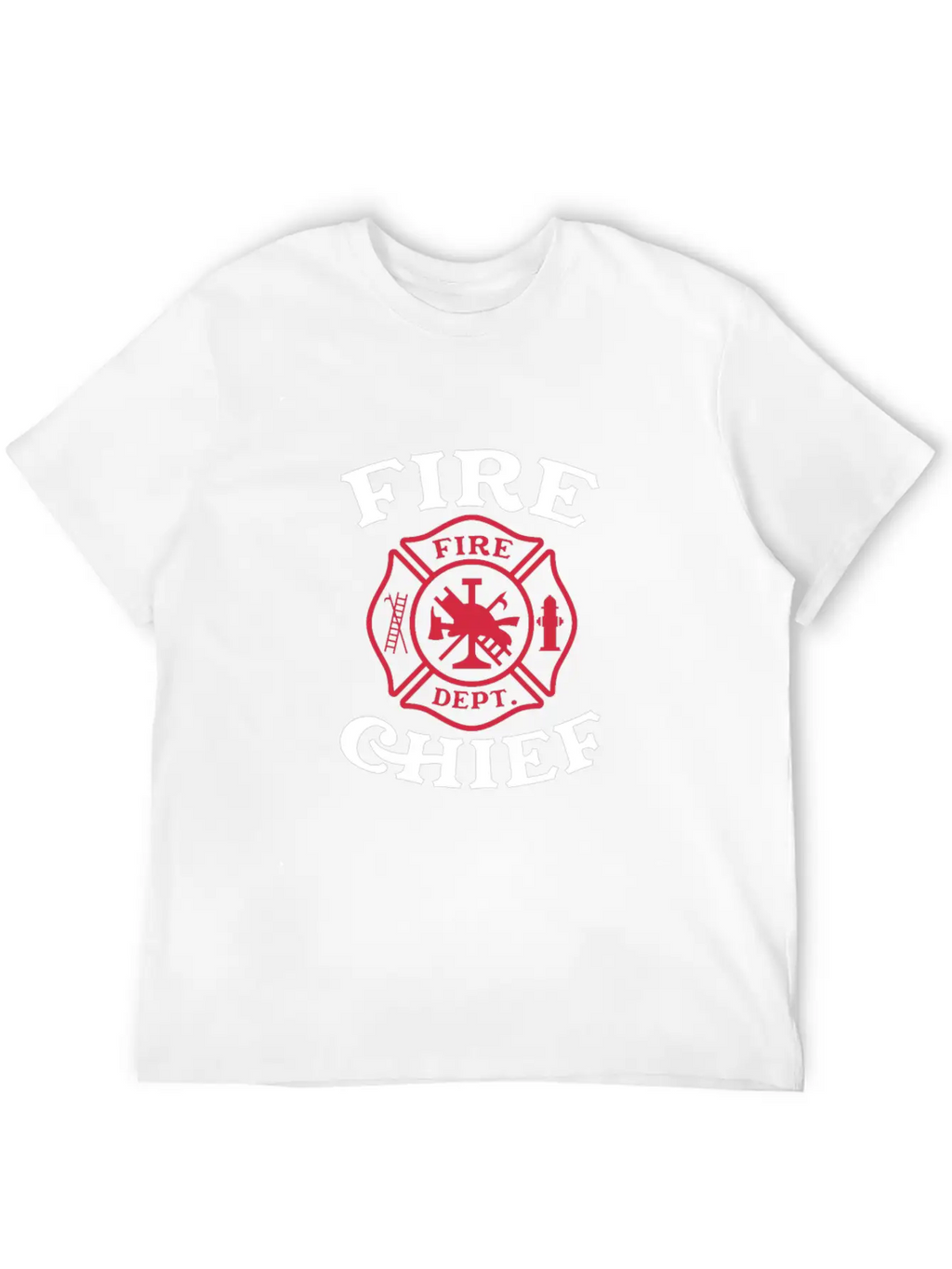 Fire Chief Fire Dept, Firefighter Unisex Casual T-Shirt – Clean Design For Daily Comfort