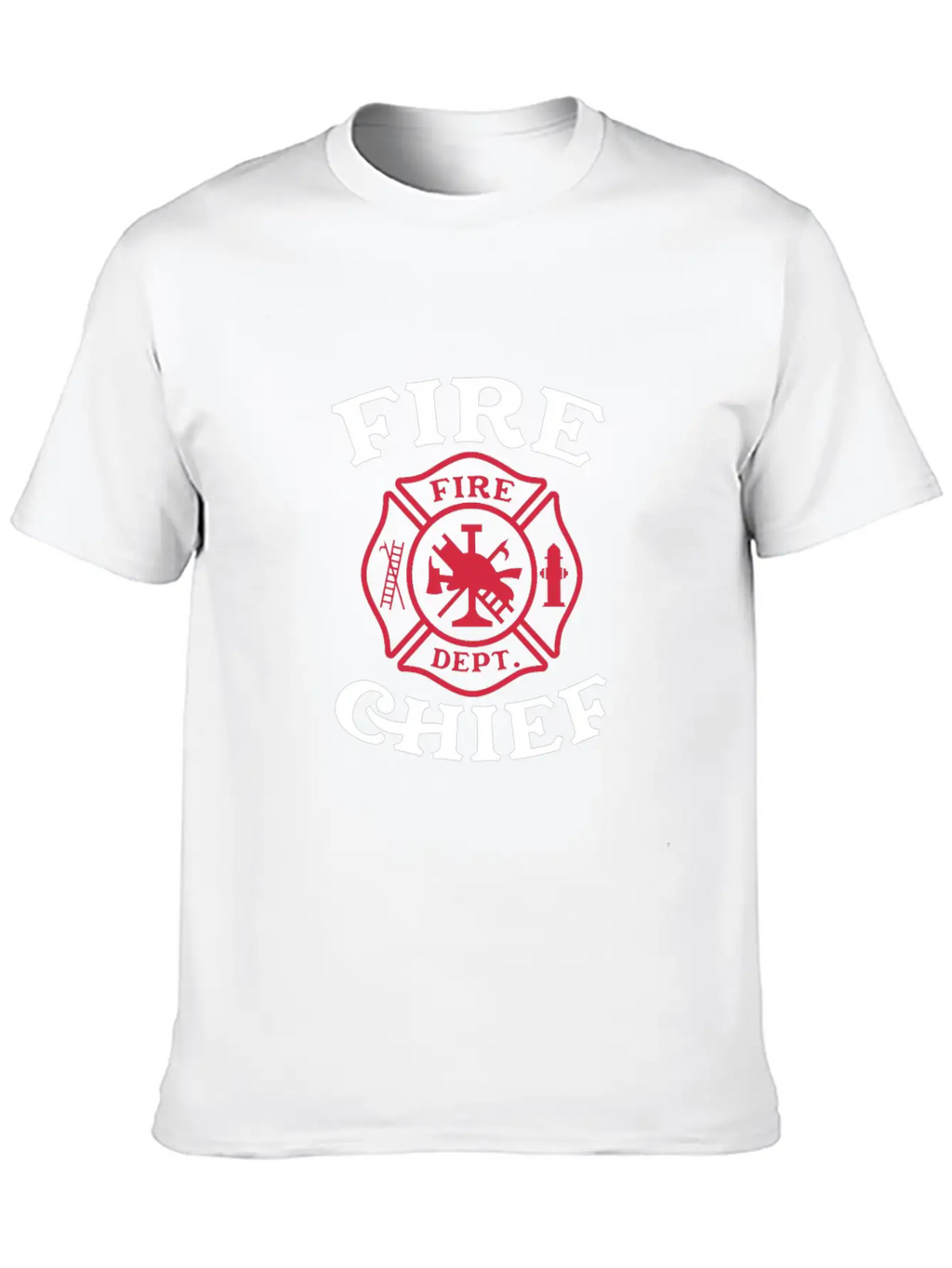 Fire Chief Fire Dept, Firefighter Unisex Casual T-Shirt – Clean Design For Daily Comfort