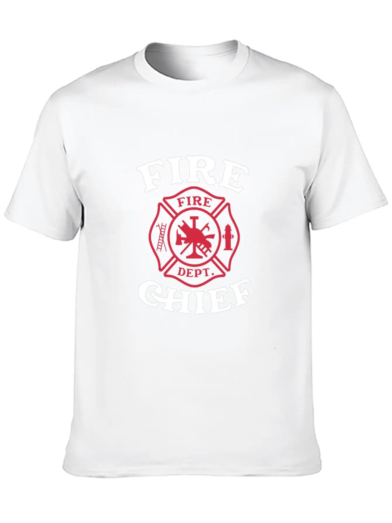 Fire Chief Fire Dept, Firefighter Unisex Casual T-Shirt – Clean Design For Daily Comfort