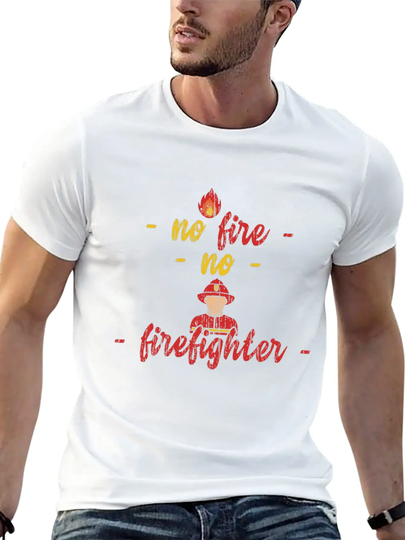 Fire Department Woman Fire Gift Essential Cotton Tee For Daily Outfits – Unisex Style