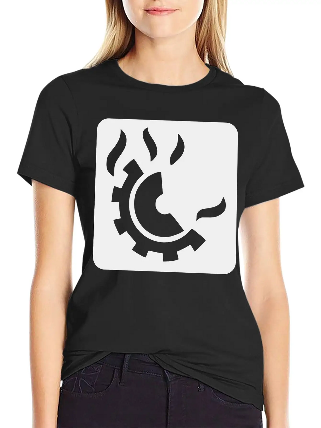 Fire Extinguisher Pictogram Class D Stylish Everyday T-Shirt – Unisex Basic Cotton Tee