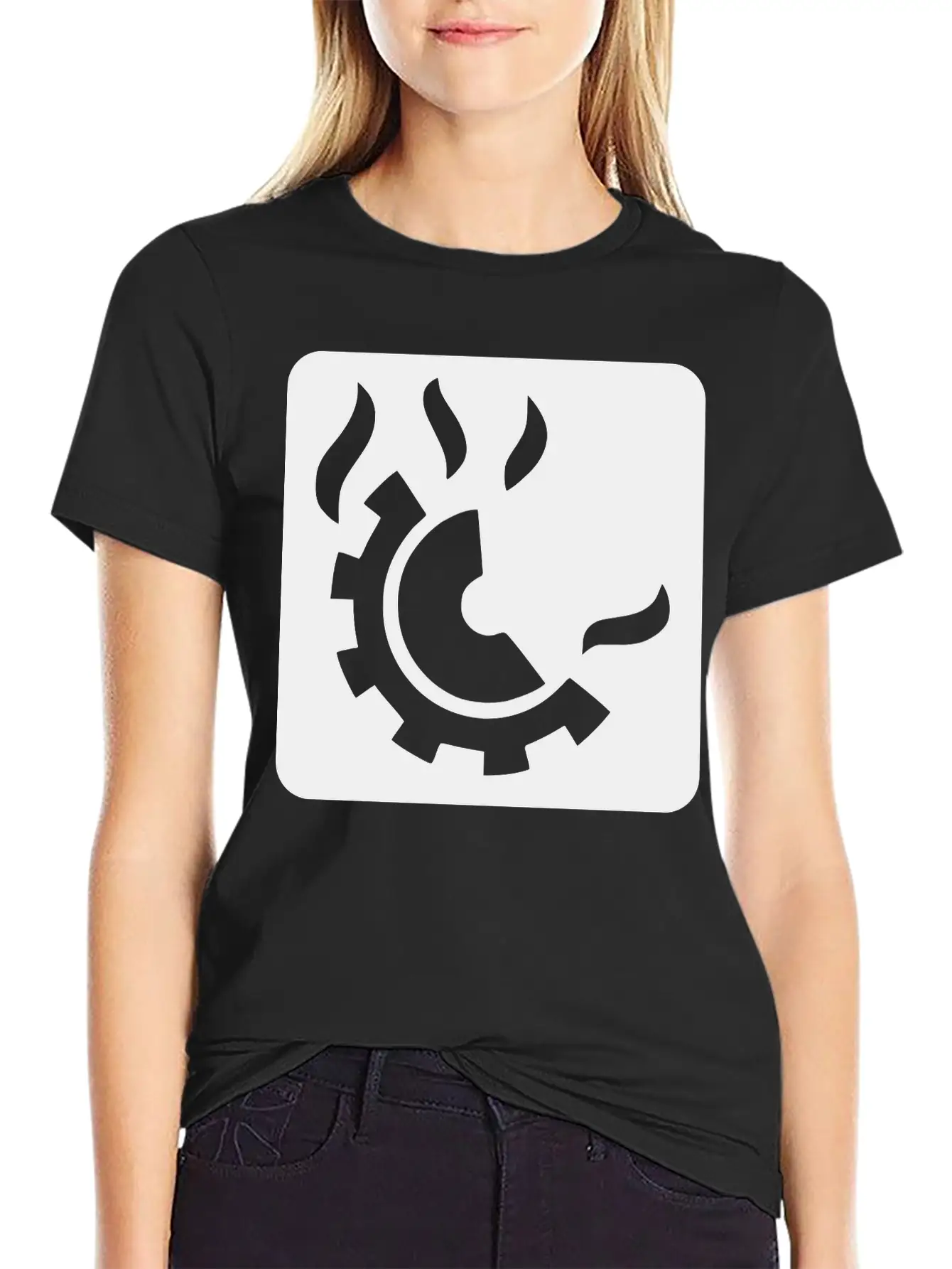 Fire Extinguisher Pictogram Class D Stylish Everyday T-Shirt – Unisex Basic Cotton Tee