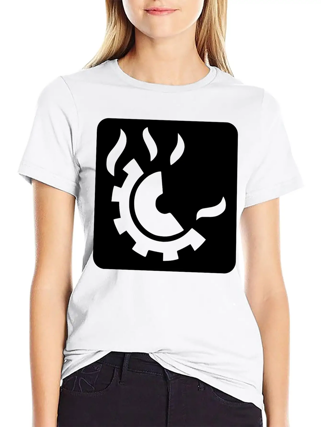 Fire Extinguisher Pictogram Class D Stylish Everyday T-Shirt – Unisex Basic Cotton Tee