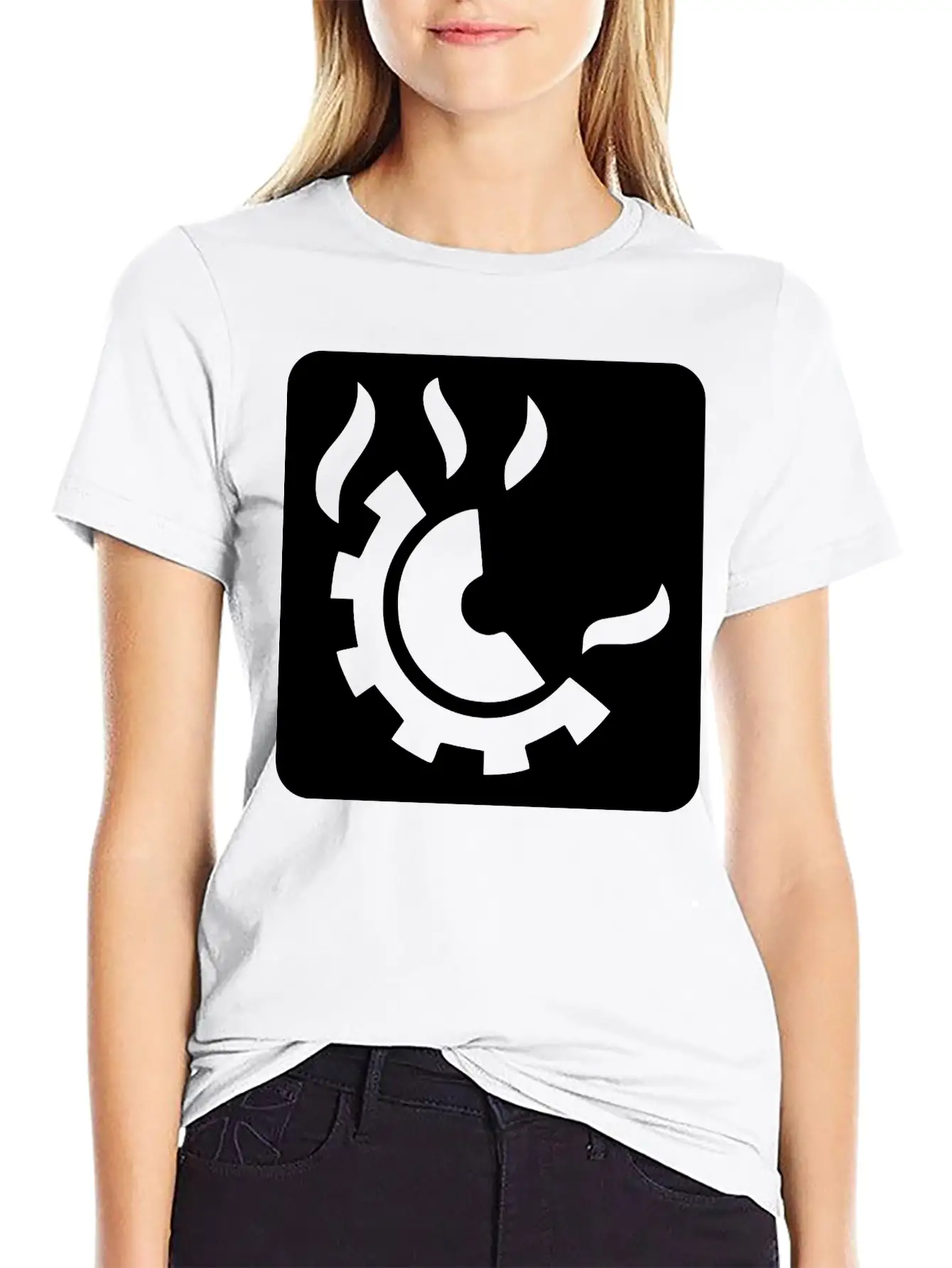 Fire Extinguisher Pictogram Class D Stylish Everyday T-Shirt – Unisex Basic Cotton Tee