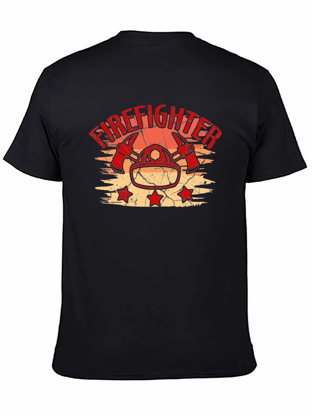 Fire Fighter Rescue Gift Hero Job Flame Extinguish Unisex Casual T-Shirt – Clean Design For Daily Comfort
