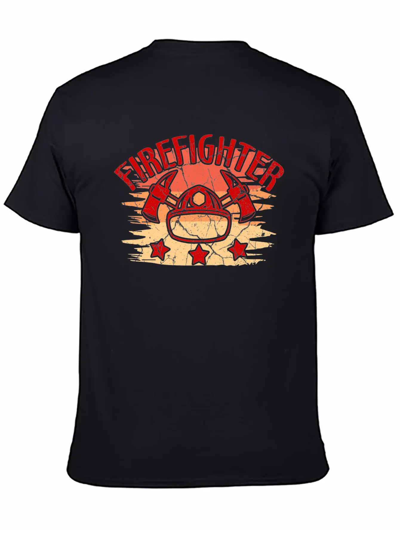 Fire Fighter Rescue Gift Hero Job Flame Extinguish Unisex Casual T-Shirt – Clean Design For Daily Comfort