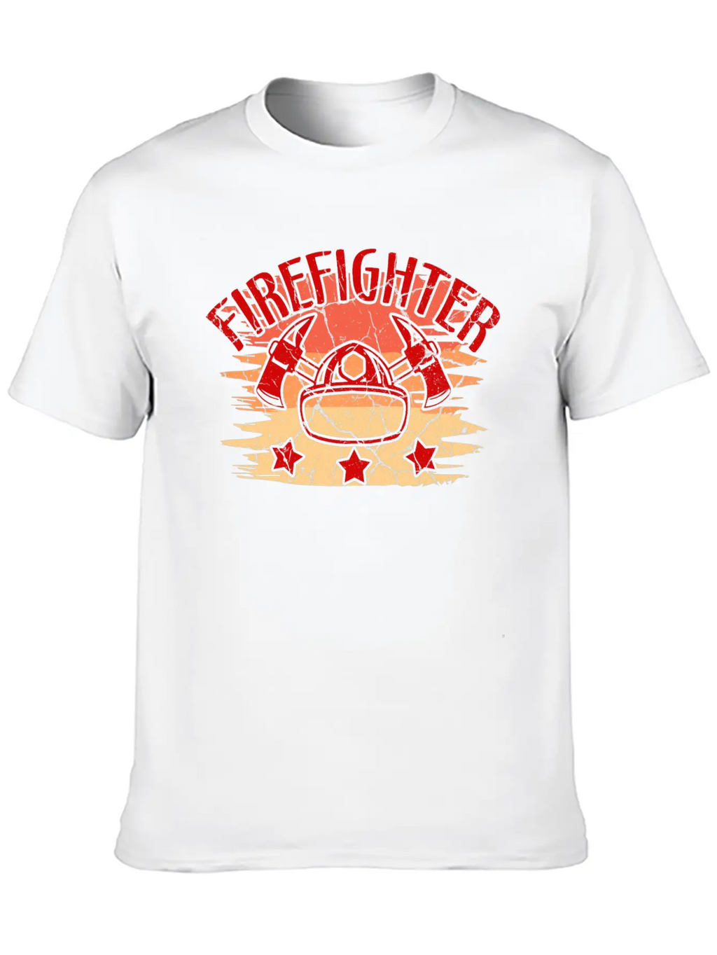 Fire Fighter Rescue Gift Hero Job Flame Extinguish Unisex Casual T-Shirt – Clean Design For Daily Comfort