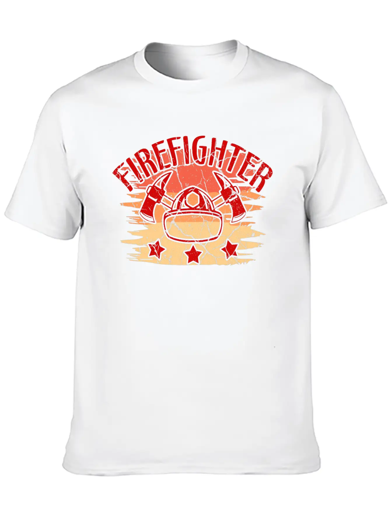 Fire Fighter Rescue Gift Hero Job Flame Extinguish Unisex Casual T-Shirt – Clean Design For Daily Comfort