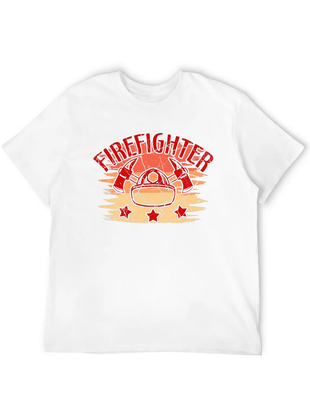 Fire Fighter Rescue Gift Hero Job Flame Extinguish Unisex Casual T-Shirt – Clean Design For Daily Comfort