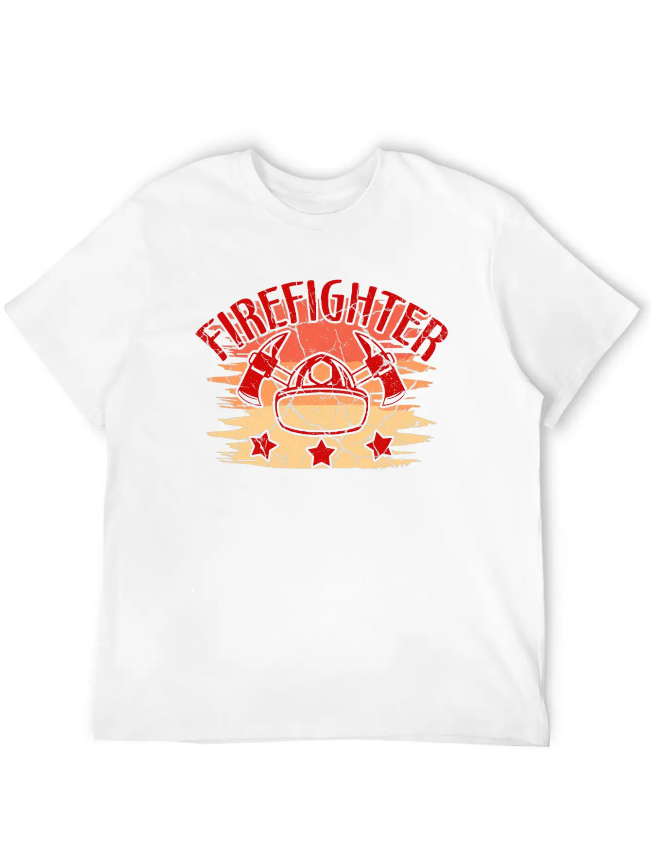 Fire Fighter Rescue Gift Hero Job Flame Extinguish Unisex Casual T-Shirt – Clean Design For Daily Comfort