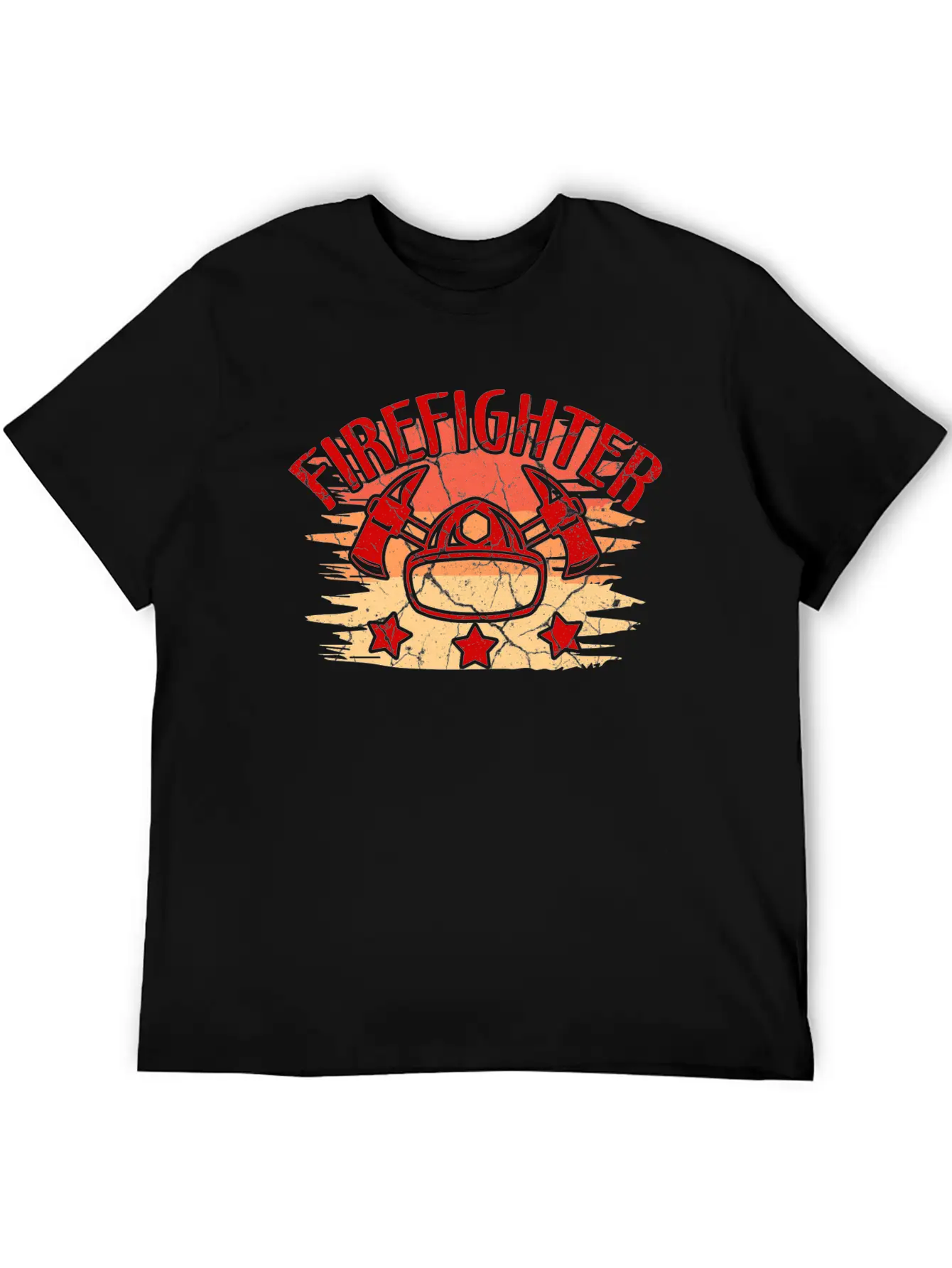 Fire Fighter Rescue Gift Hero Job Flame Extinguish Unisex Casual T-Shirt – Clean Design For Daily Comfort