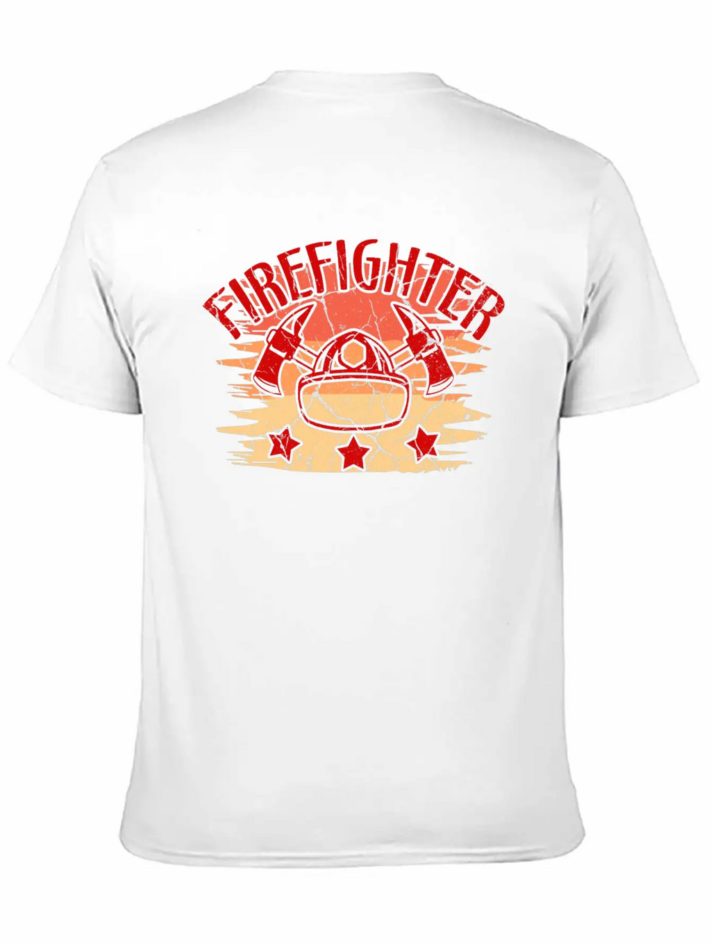 Fire Fighter Rescue Gift Hero Job Flame Extinguish Unisex Casual T-Shirt – Clean Design For Daily Comfort