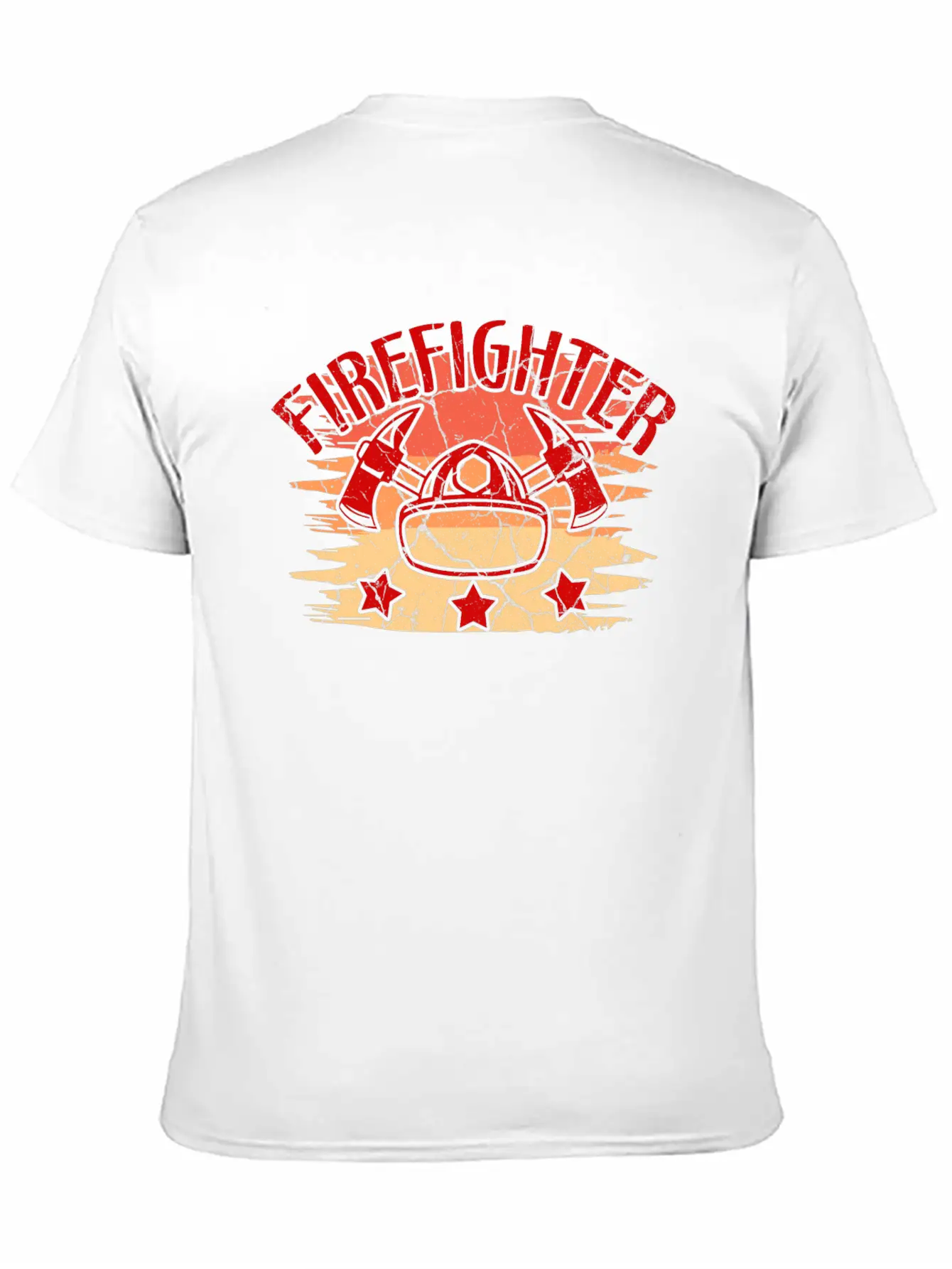 Fire Fighter Rescue Gift Hero Job Flame Extinguish Unisex Casual T-Shirt – Clean Design For Daily Comfort