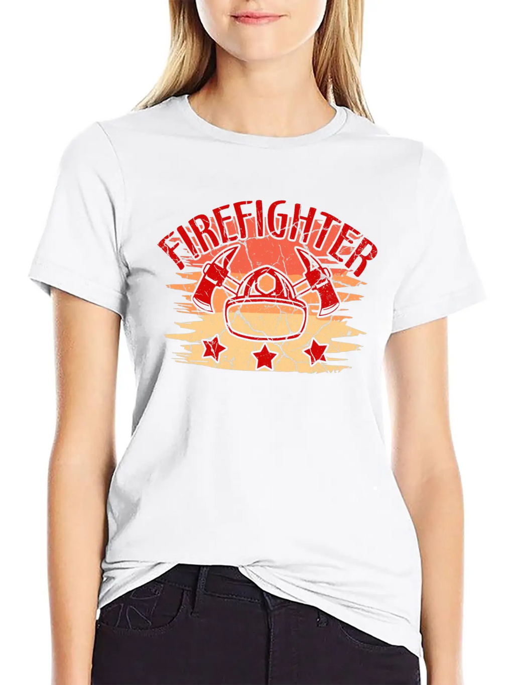 Fire Fighter Rescue Gift Hero Job Flame Extinguish Unisex Casual T-Shirt – Clean Design For Daily Comfort