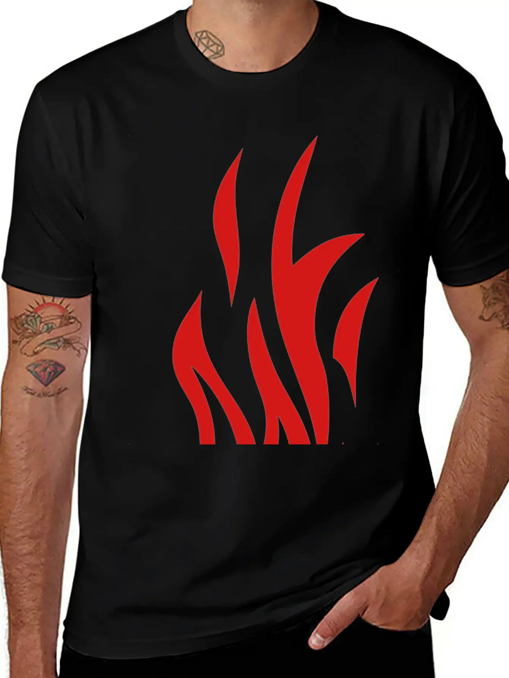 Fire Flame 302 Classic Cotton Tee – Unisex Comfort For Any Season