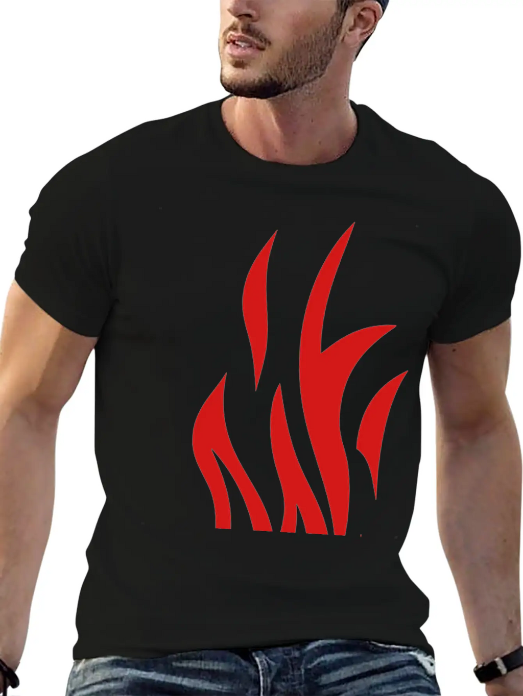 Fire Flame 302 Classic Cotton Tee – Unisex Comfort For Any Season