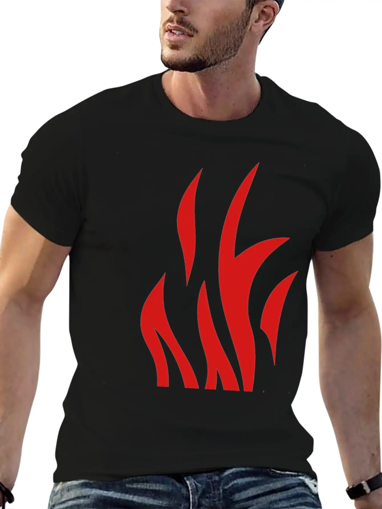 Fire Flame 302 Classic Cotton Tee – Unisex Comfort For Any Season