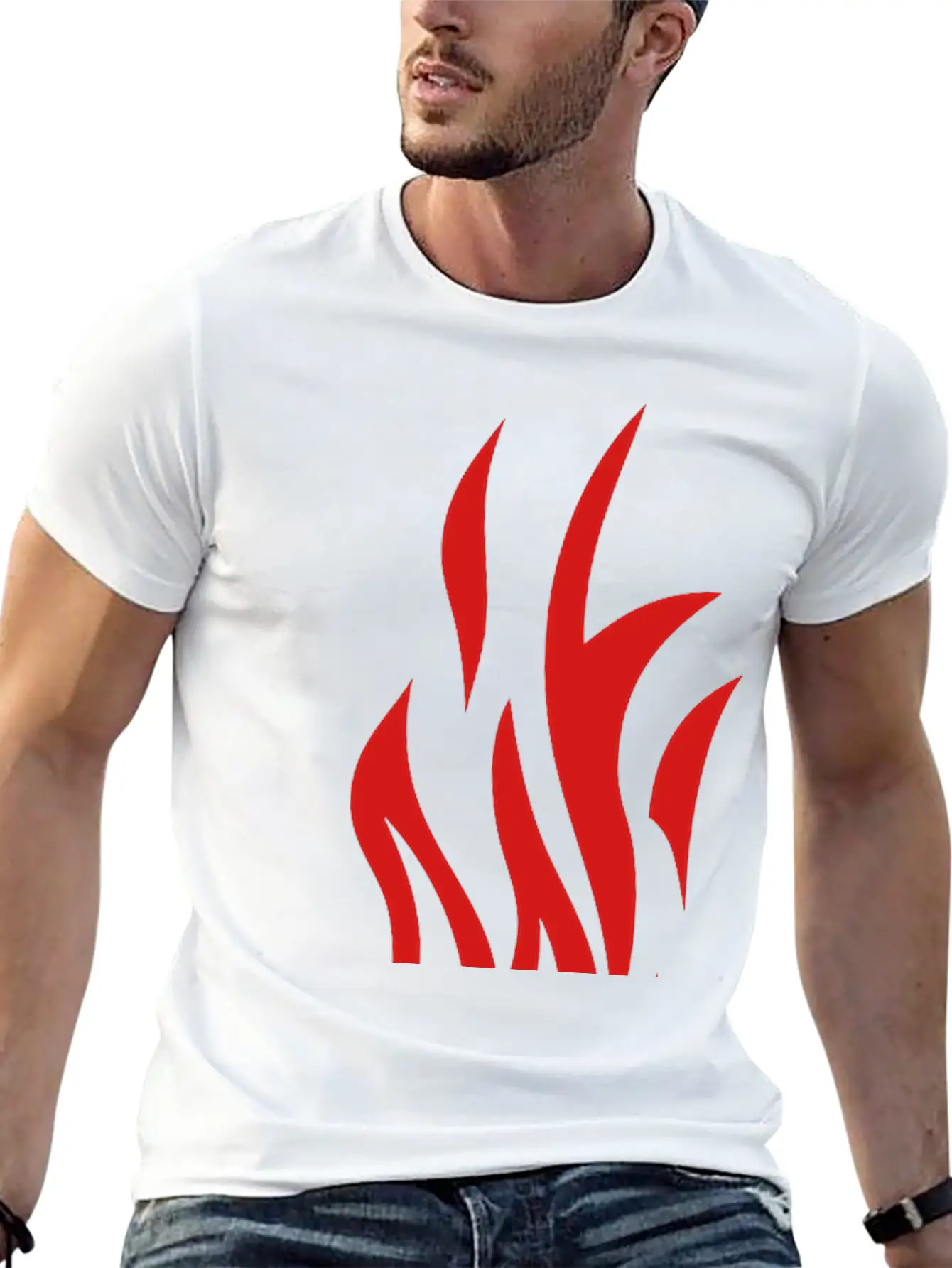 Fire Flame 302 Classic Cotton Tee – Unisex Comfort For Any Season