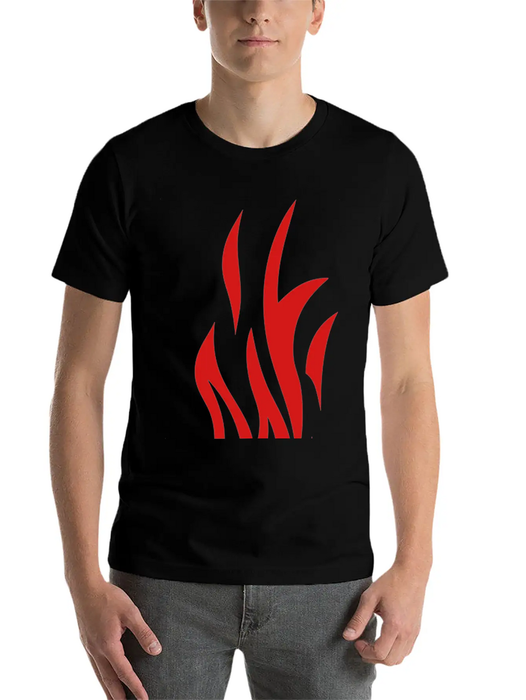 Fire Flame 302 Classic Cotton Tee – Unisex Comfort For Any Season