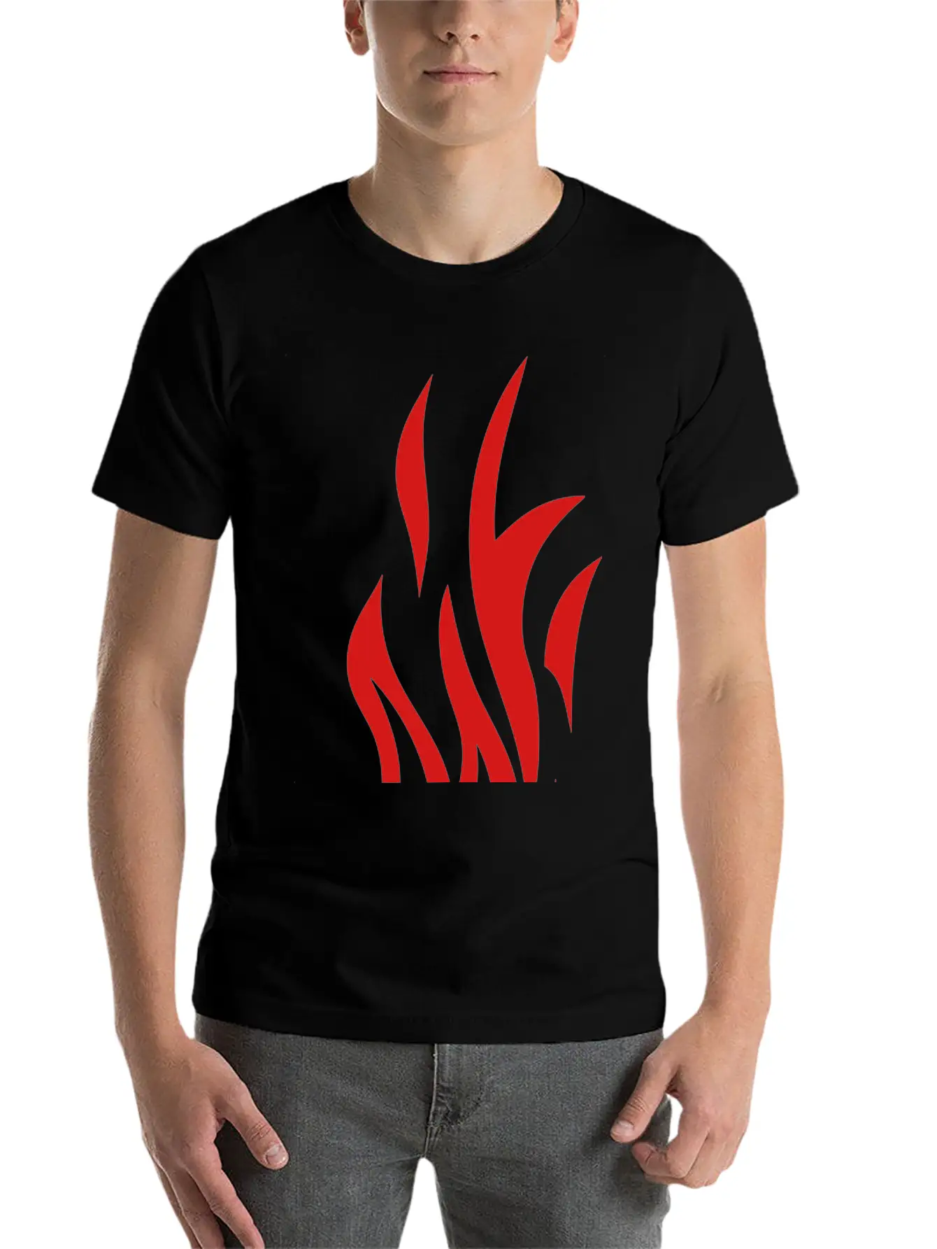 Fire Flame 302 Classic Cotton Tee – Unisex Comfort For Any Season