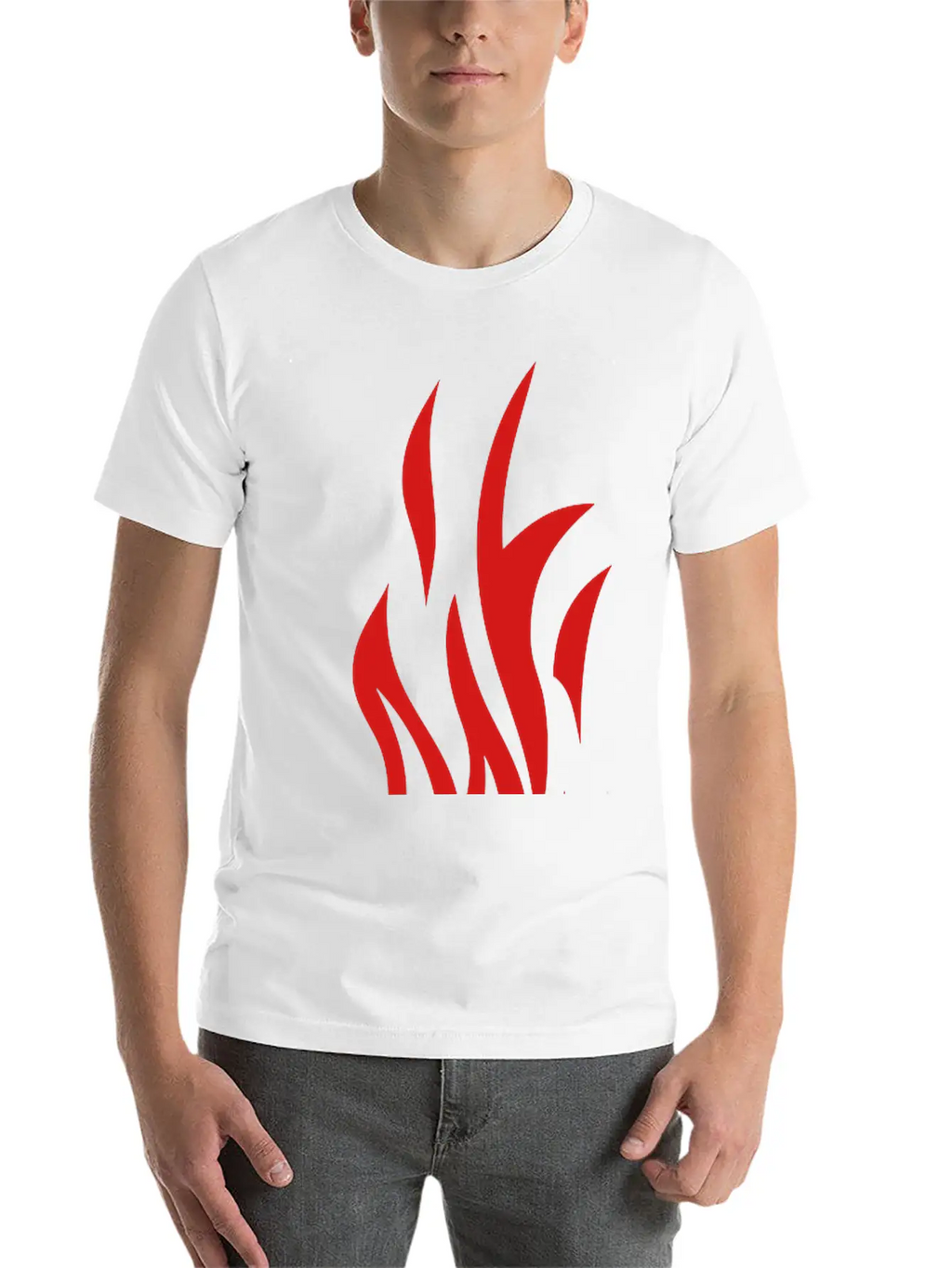 Fire Flame 302 Classic Cotton Tee – Unisex Comfort For Any Season