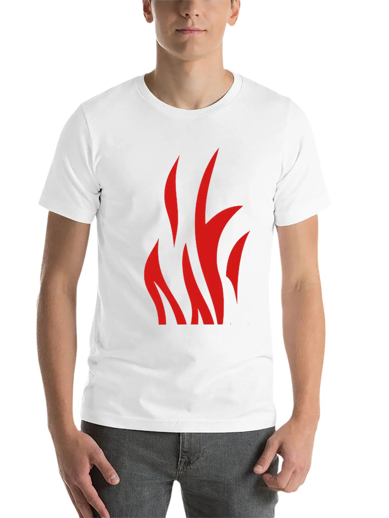 Fire Flame 302 Classic Cotton Tee – Unisex Comfort For Any Season