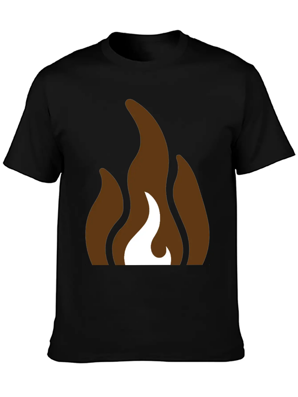Fire & Flame Basic Graphic T-Shirt – Daily Comfort In Soft Cotton