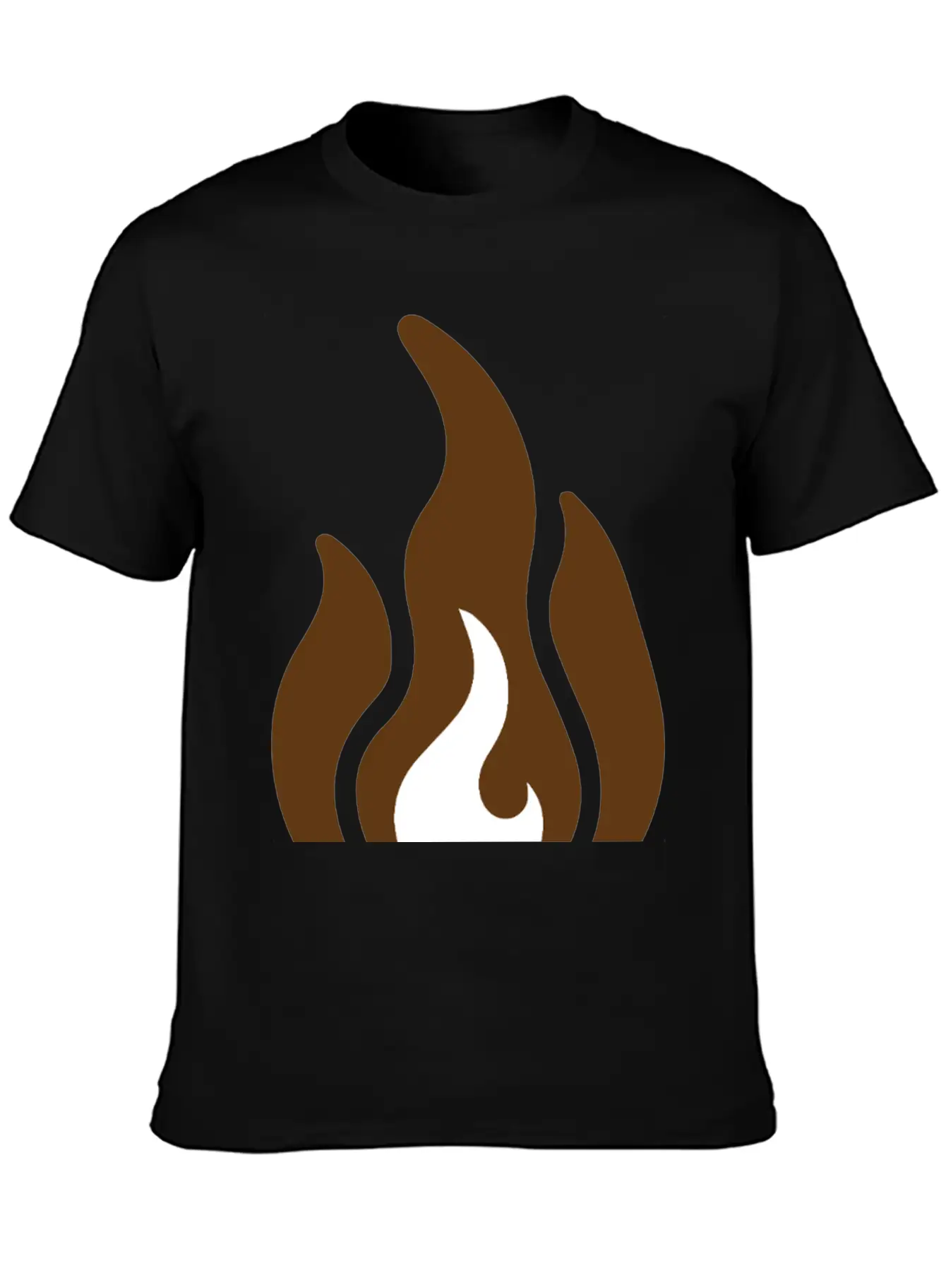 Fire & Flame Basic Graphic T-Shirt – Daily Comfort In Soft Cotton