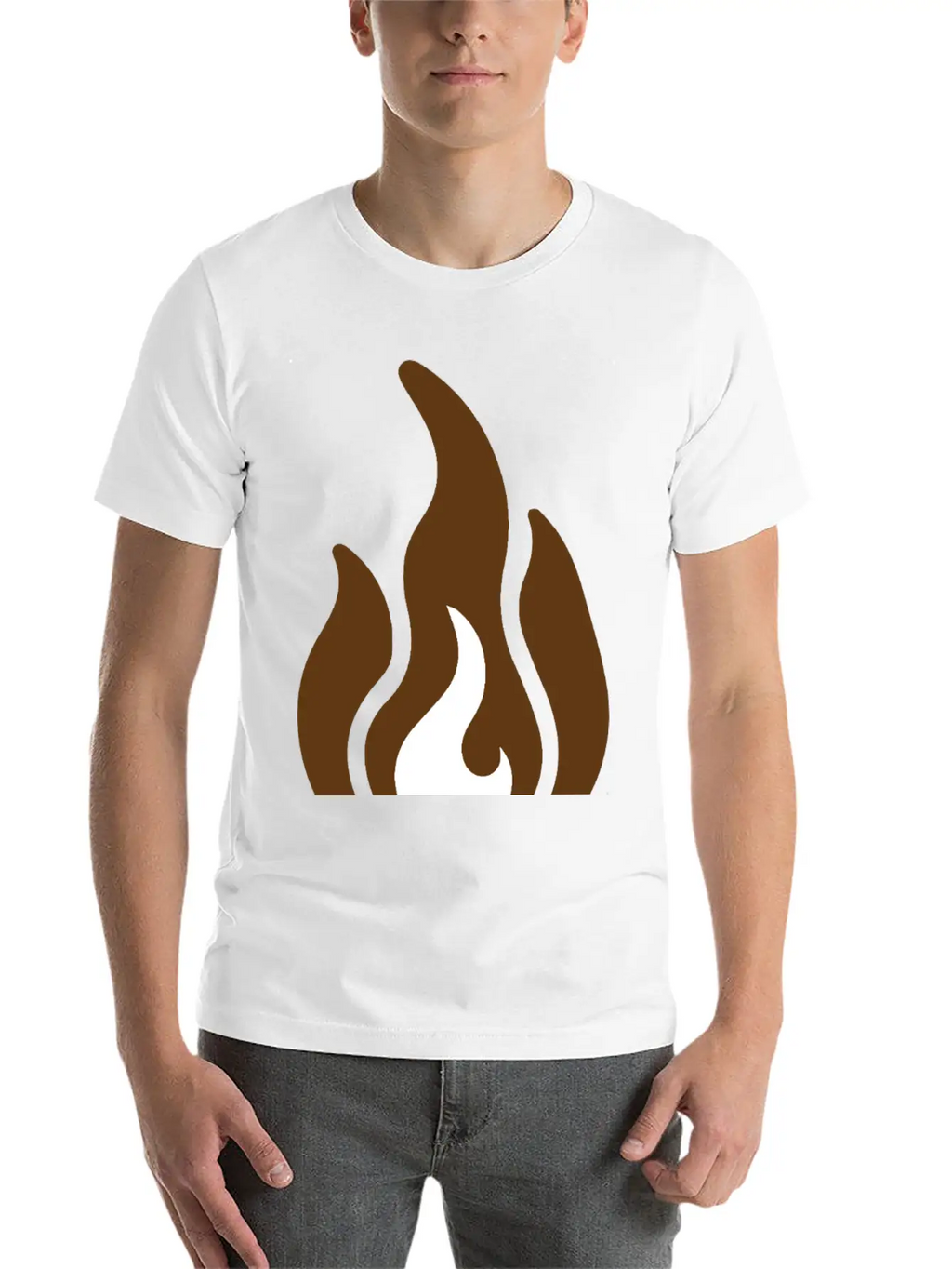 Fire & Flame Basic Graphic T-Shirt – Daily Comfort In Soft Cotton