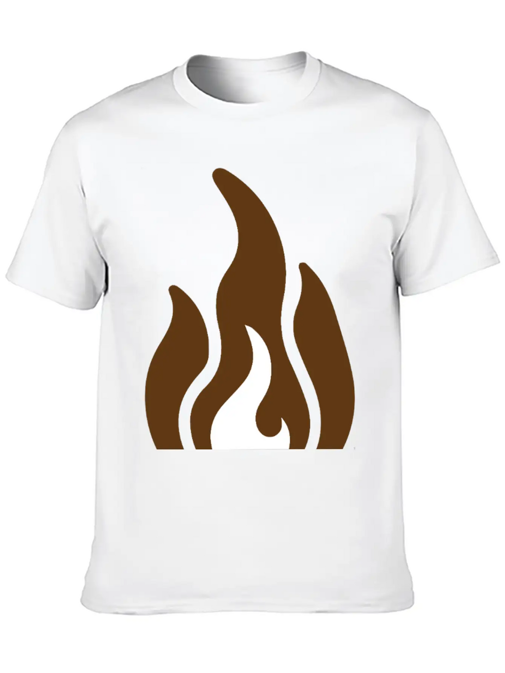 Fire & Flame Basic Graphic T-Shirt – Daily Comfort In Soft Cotton