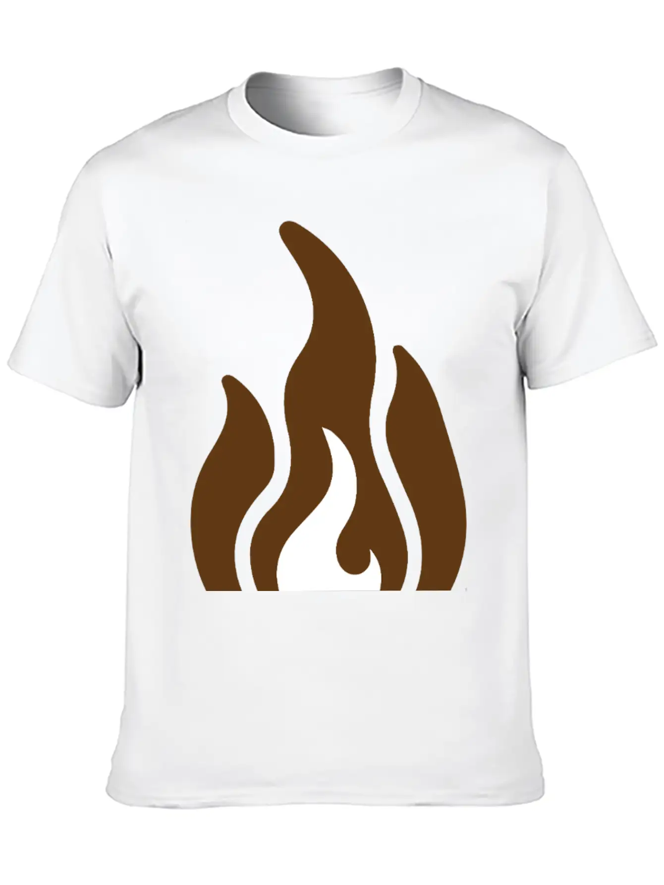 Fire & Flame Basic Graphic T-Shirt – Daily Comfort In Soft Cotton
