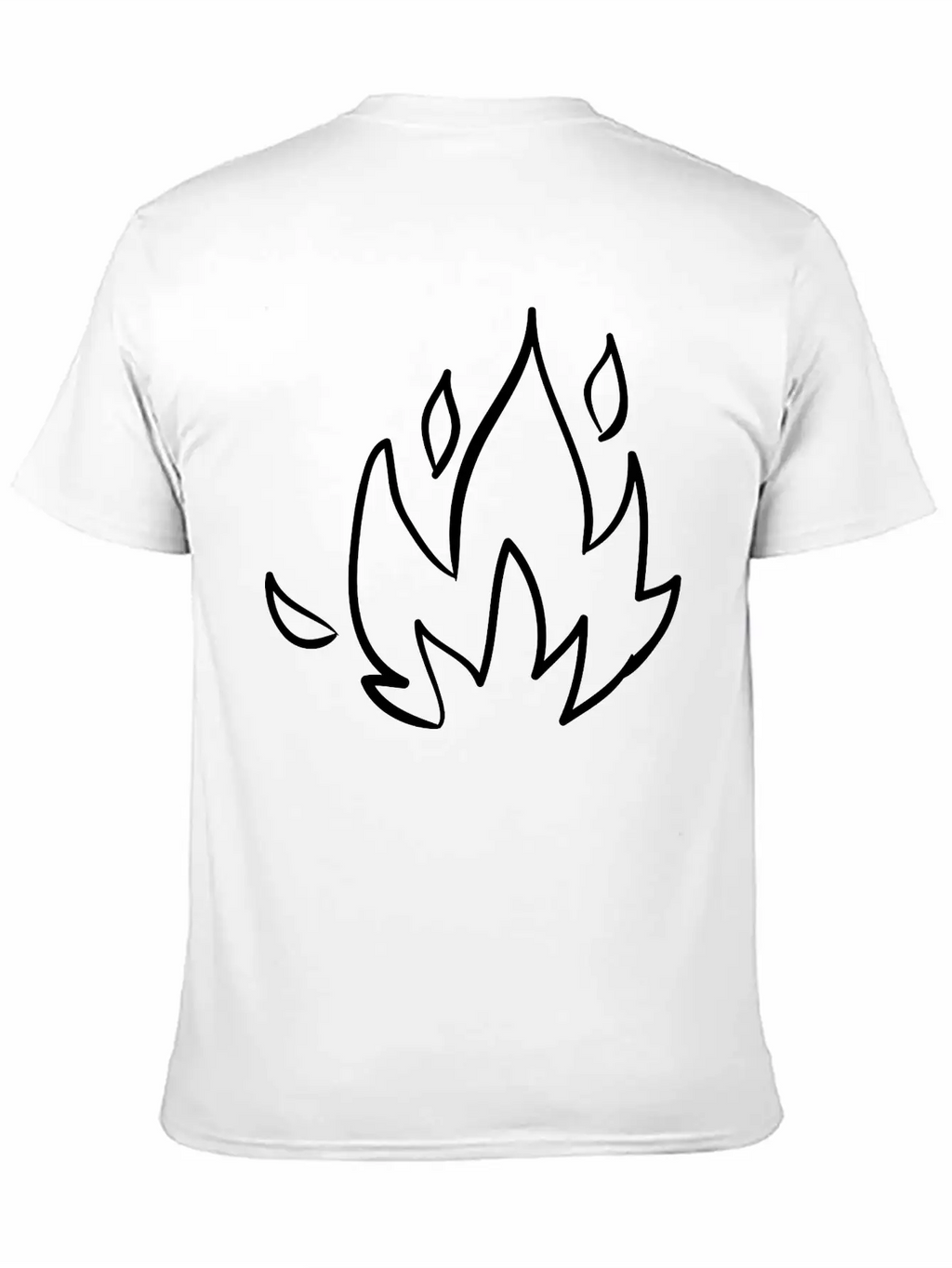 Fire, Nature, Camp, Wildlife, Wilderness, Symbols Unisex Casual T-Shirt – Clean Design For Daily Comfort
