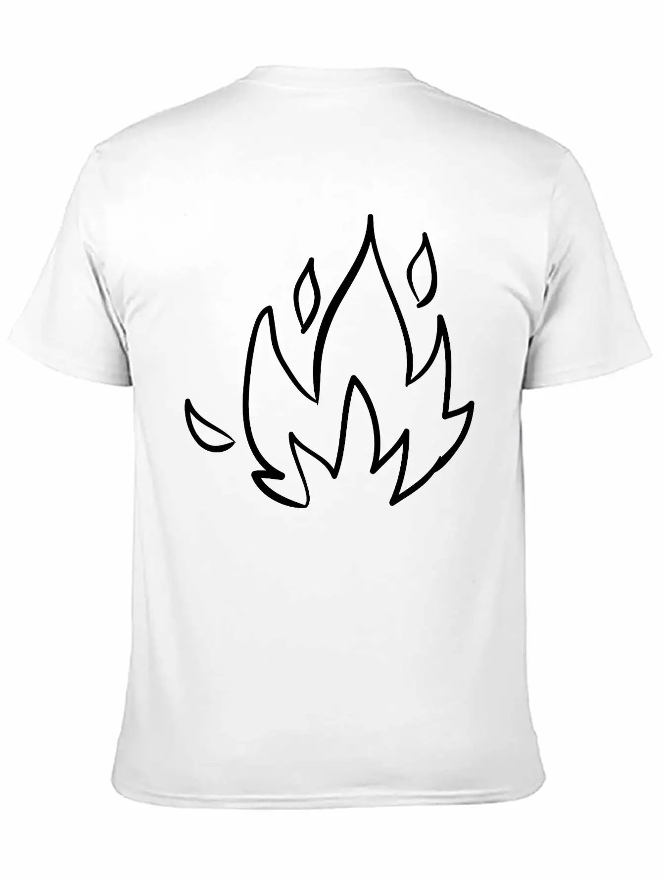 Fire, Nature, Camp, Wildlife, Wilderness, Symbols Unisex Casual T-Shirt – Clean Design For Daily Comfort