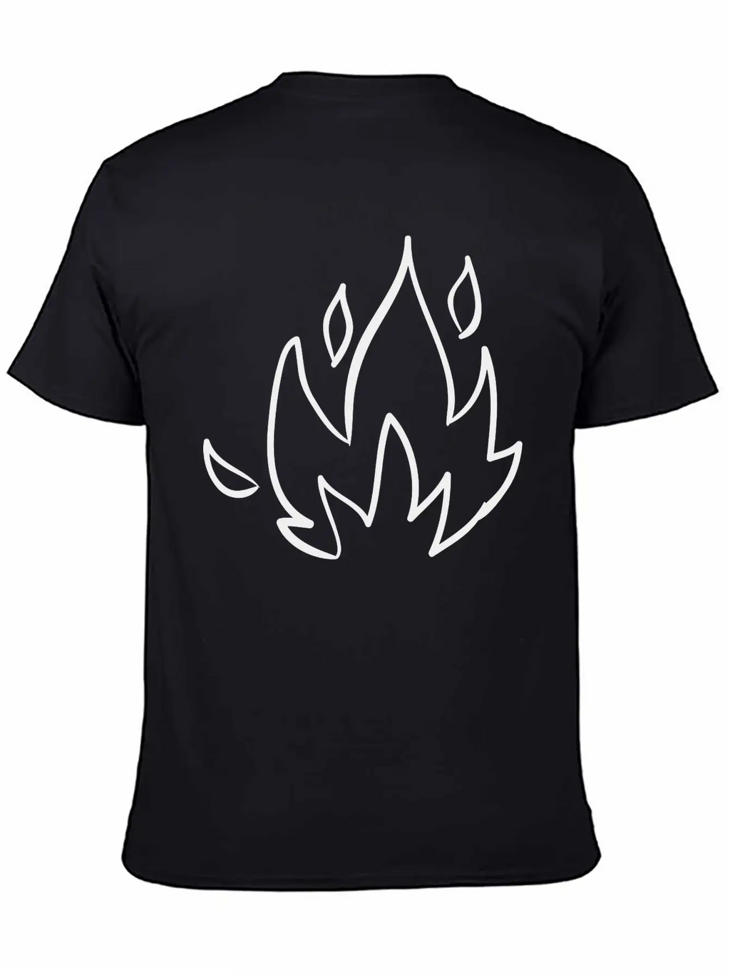 Fire, Nature, Camp, Wildlife, Wilderness, Symbols Unisex Casual T-Shirt – Clean Design For Daily Comfort
