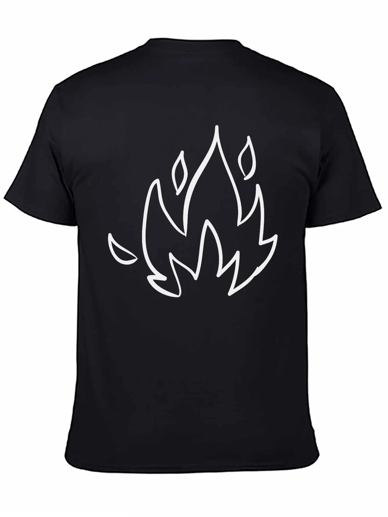 Fire, Nature, Camp, Wildlife, Wilderness, Symbols Unisex Casual T-Shirt – Clean Design For Daily Comfort