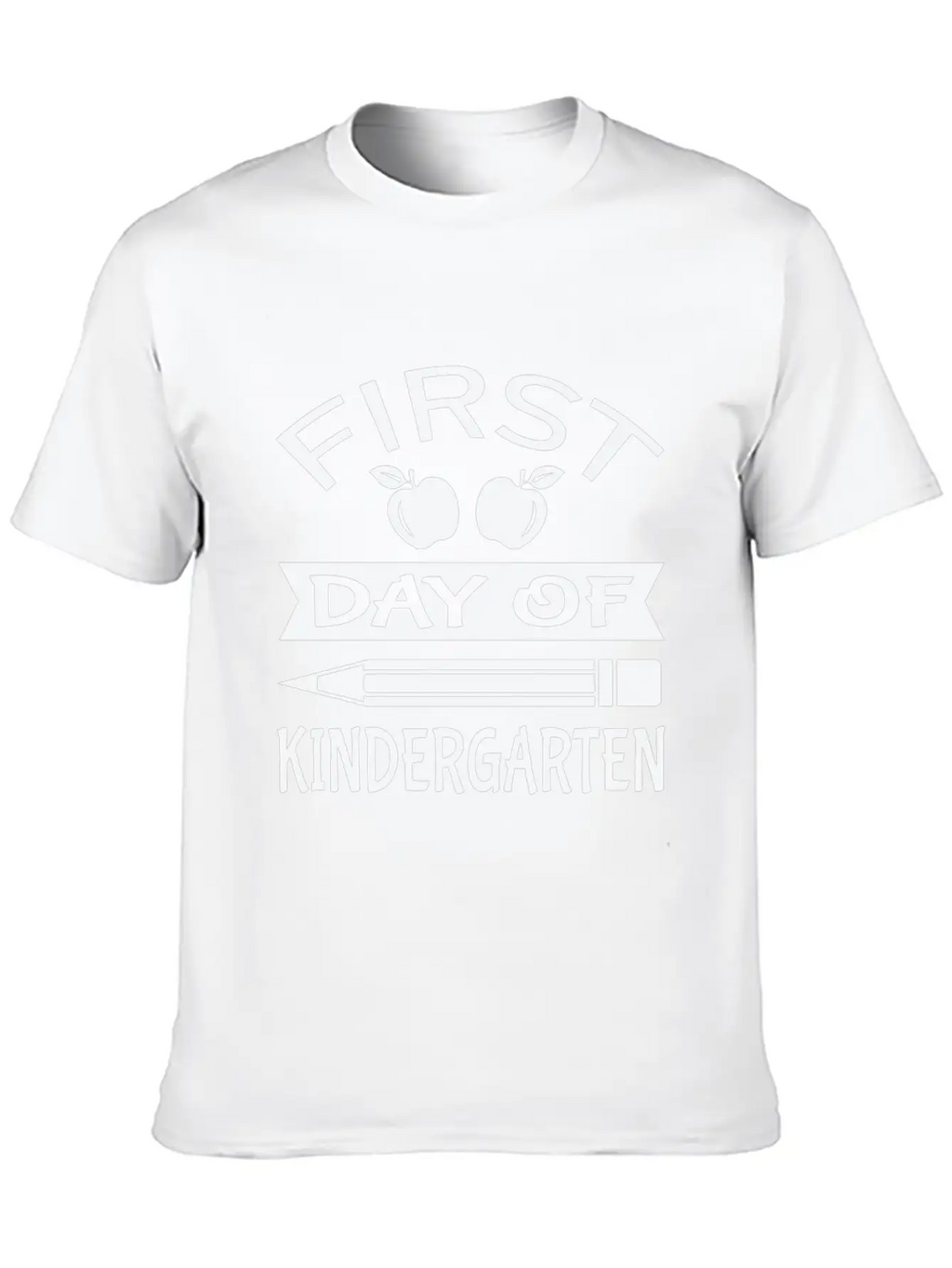 First Day Of Kindergarten Essential Cotton Tee For Daily Outfits – Unisex Style