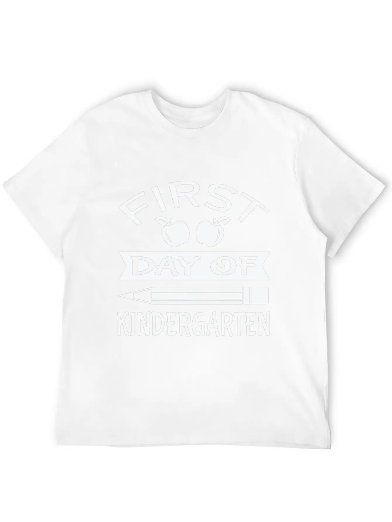 First Day Of Kindergarten Essential Cotton Tee For Daily Outfits – Unisex Style