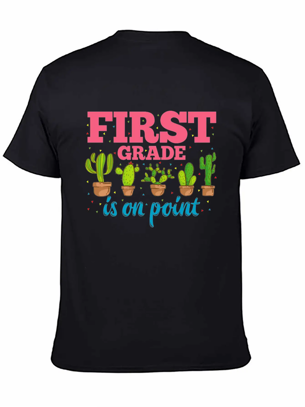 First Grade Is On Point Design 1st Grade Teacher Classic Cotton Tee – Unisex Comfort For Any Season