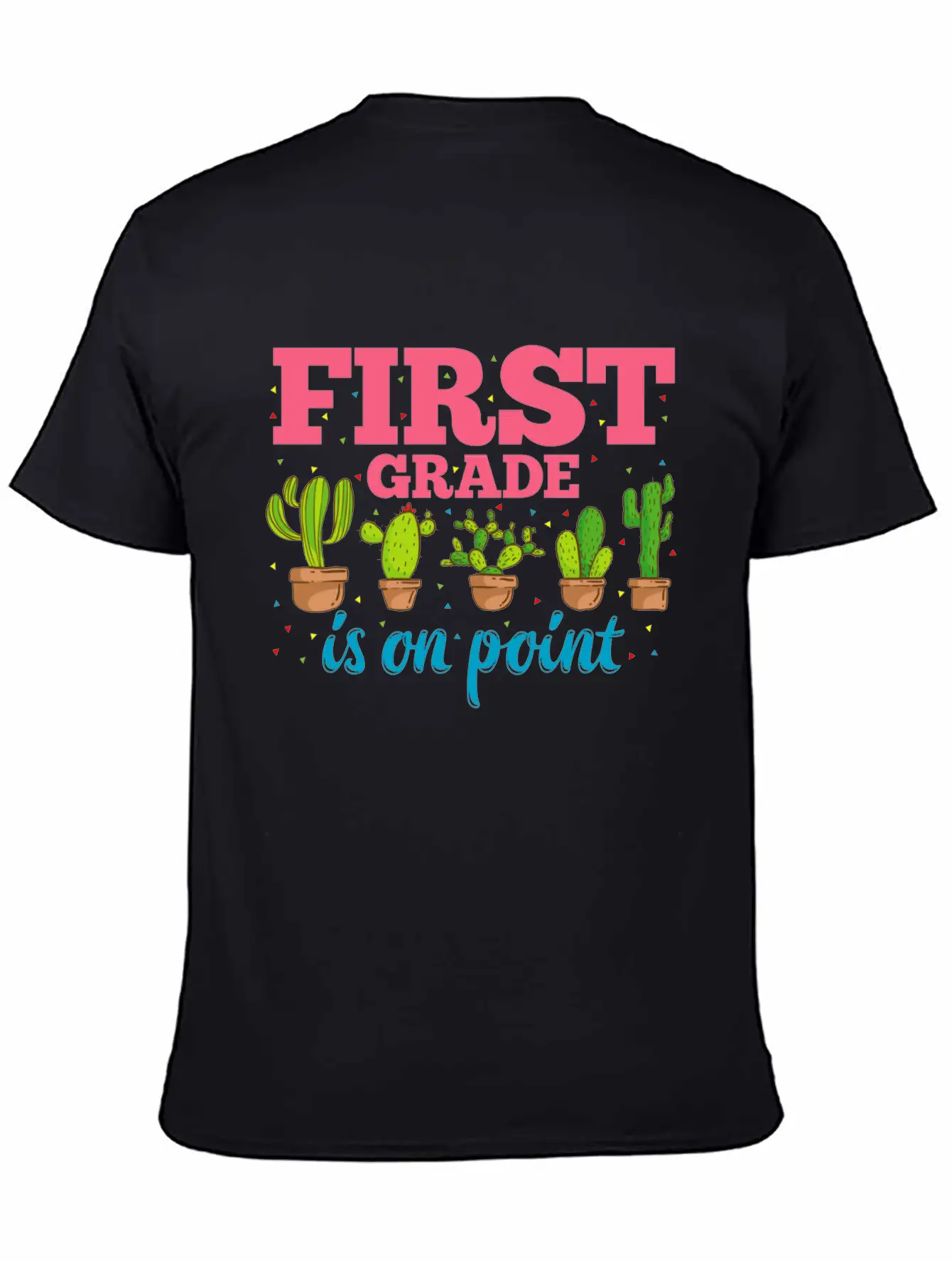 First Grade Is On Point Design 1st Grade Teacher Classic Cotton Tee – Unisex Comfort For Any Season