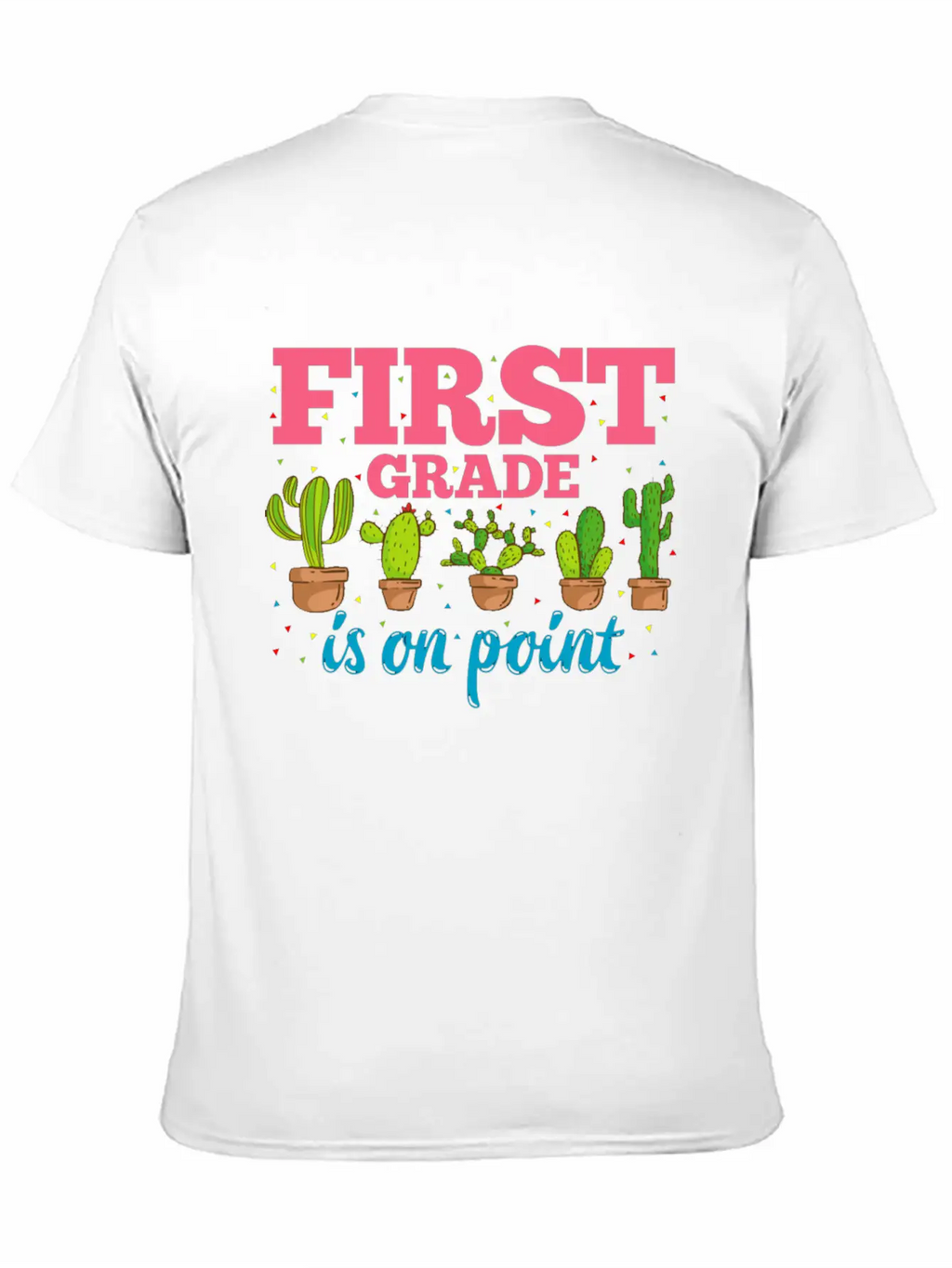 First Grade Is On Point Design 1st Grade Teacher Classic Cotton Tee – Unisex Comfort For Any Season