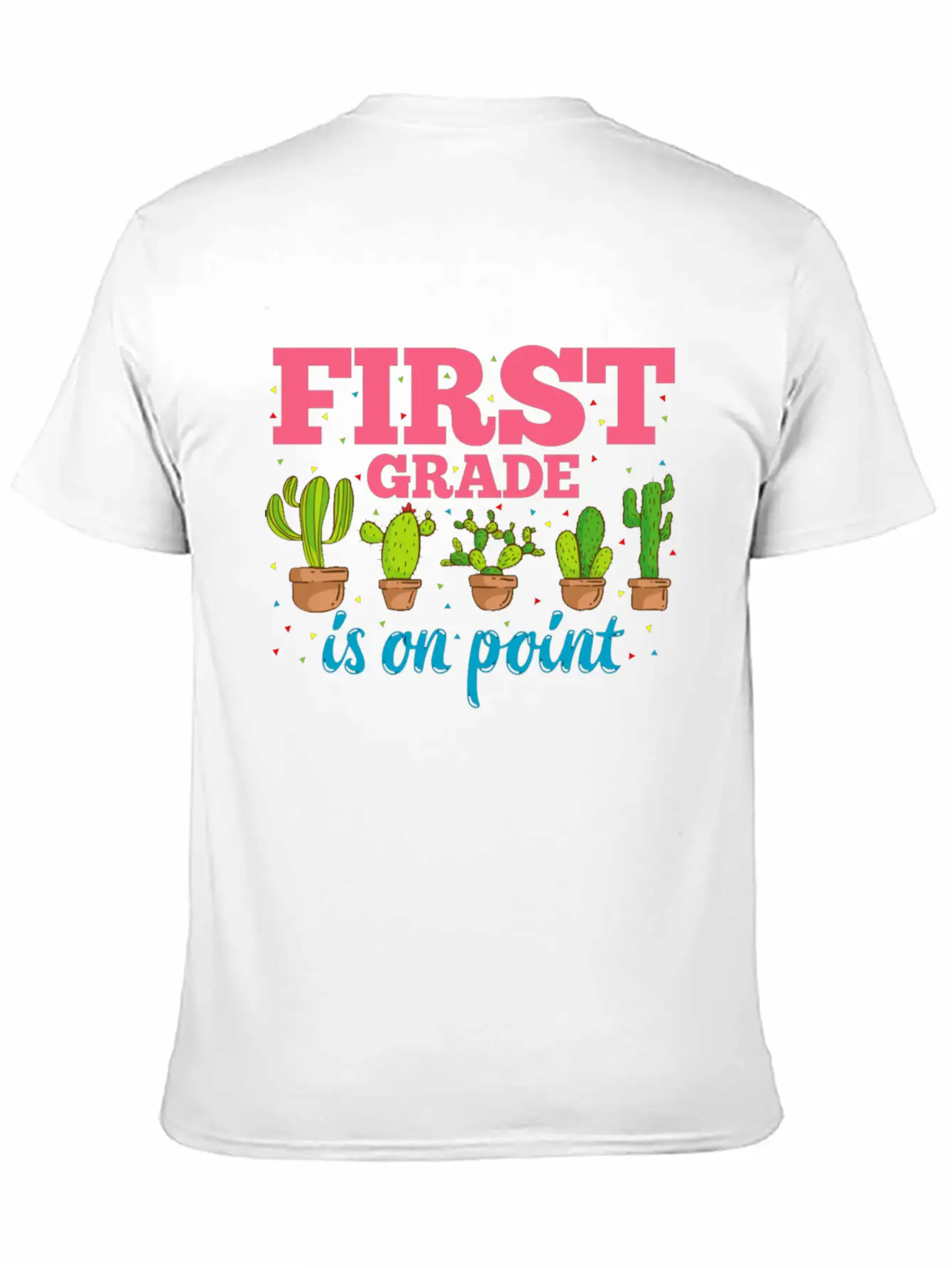 First Grade Is On Point Design 1st Grade Teacher Classic Cotton Tee – Unisex Comfort For Any Season