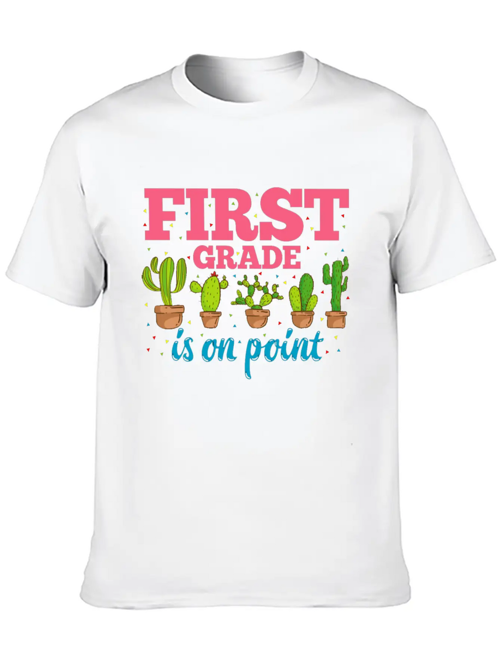 First Grade Is On Point Design 1st Grade Teacher Classic Cotton Tee – Unisex Comfort For Any Season