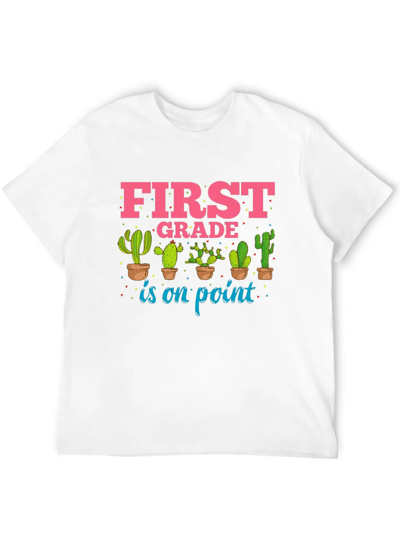 First Grade Is On Point Design 1st Grade Teacher Classic Cotton Tee – Unisex Comfort For Any Season
